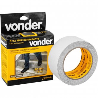 Fita antiderrapante, 50 mm x 5 m, transparente VONDER