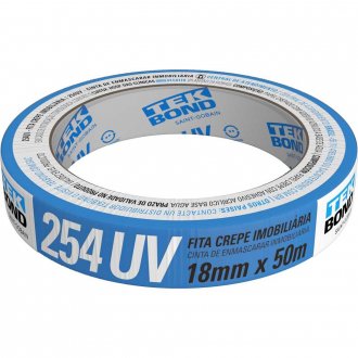 Fita crepe imobili�ria, 18 mm x 50 m, azul, 17000018948 TEKBOND