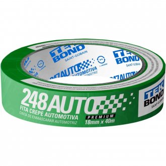 Fita crepe automotiva, 18 mm x 40 m, verde, 17000018912 TEKBOND