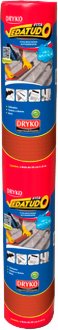Fita adesiva imperme�vel com manta asf�ltica, 90 cm x 10 m, Vedatudo Terracota, DRYKO