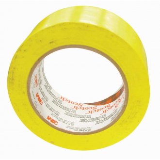 Fita adesiva para demarca��o solo, 50 mm x 30 m, amarela,  HT000085361, 471 3M