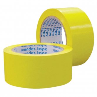 Fita adesiva para demarca��o, 50 mm x 30 m, amarela, ADERE