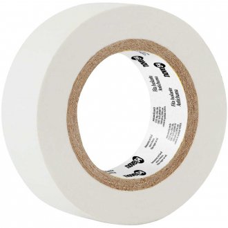 Fita isolante, 19 mm x 10 m, branca, NOVE54