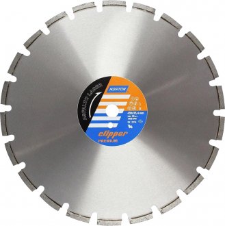 Disco diamantado para concreto, segmentado, 450 mm x 3,2 mm x 25,4 mm, NORTON CLIPPER