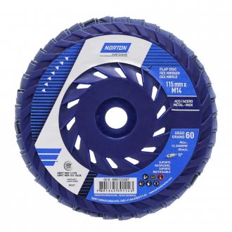 Flap-disc, disco de desbaste/acabamento, 4.1/2