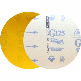 Disco de lixa com costado em pluma 152 mm, G 80, G 125, NORTON