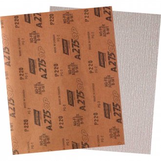 Lixa folha NOFIL, A-275 champagne, gr�o 220, NORTON
