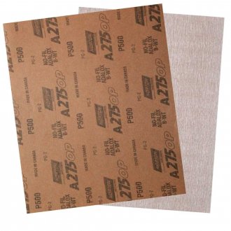 Lixa folha NOFIL, A-275 champagne, gr�o 500, NORTON