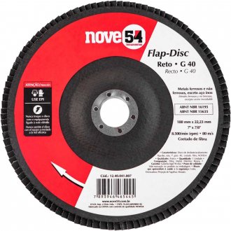 Flap-disc, disco de desbaste/acabamento, 7