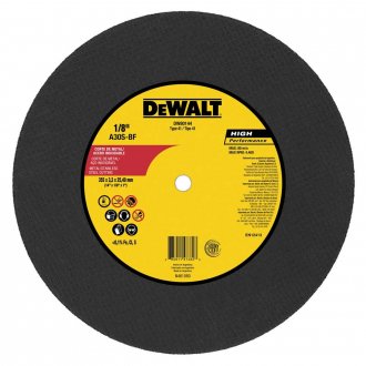 Disco de corte, 355 mm x 3,2 mm x 25,40 mm, para a�o e inox, High Performance, DW80144 DEWALT