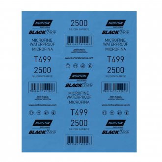 Lixa em folha d'�gua T-499, gr�o 2.500, NORTON