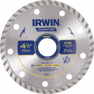 Disco de corte diamantado, 110 mm x 20 mm, turbo, IW13893 IRWIN