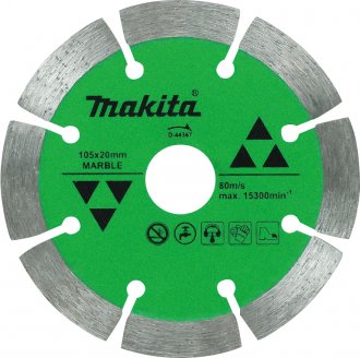 Disco de corte diamantado, 105 mm x 20 mm, segmentado, STANDARD, D-44367 MAKITA