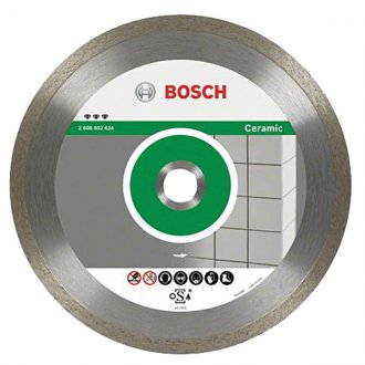 Disco de corte diamantado, 105 mm x 20 mm, anel cont�nuo, standard, 2608603676, BOSCH