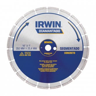 Disco diamantado 350 mm, para asfalto e concreto, segmentado, 1777223 IRWIN