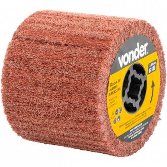 Roda de manta abrasiva para PEV 1380, gr�o 180, VONDER