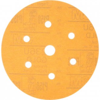 Disco de lixa, 152 mm, gr�o 40, 7 furos, 216U, HB004143259 3M