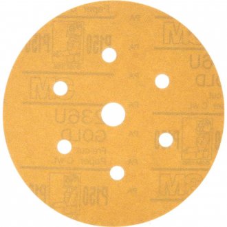 Disco de lixa, 152 mm, gr�o 150, 7 furos, 236U, HC000619581 3M