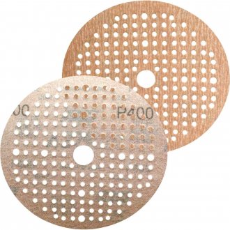 Disco de lixa com fixa f�cil, 150 mm, P400, MULTI-AIR NOGRIP, 181 furos, NORTON