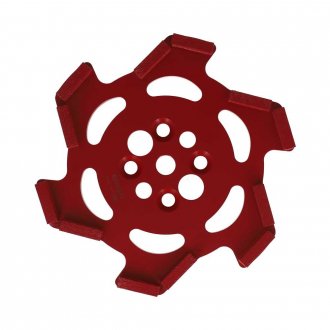 Prato diamantado, desbaste pesado, 12 segmentos, para Politriz de piso CG 252 CLIPPER