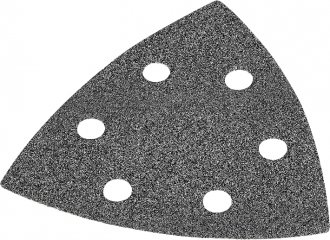 Lixa triangular com costado em pluma, gr�o 120, para lixamento oscilante com multiferramenta, DWASPTRI12, DEWALT
