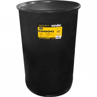 Corrente de a�o grau 8, elo curto, 8 mm, 2,05 toneladas for�a (tf), VONDER