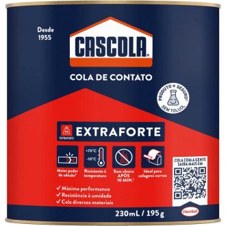 Adesivo de contato extra sem toluol 195 g CASCOLA