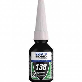 Adesivo anaer�bico para fixa��o, 138, 10 g, verde TEKBOND