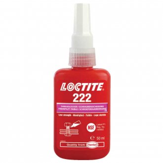 Adesivo anaer�bico para travamento de rosca, 222, 50 g, LOCTITE