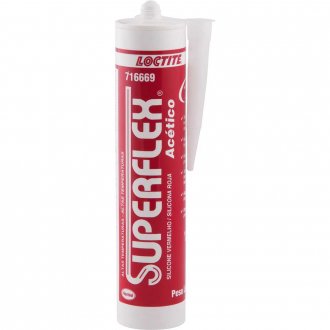 Borracha de silicone, vermelho, 300 g, Superflex, 716669 LOCTITE