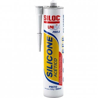 Borracha de silicone ac�tico, branco, 250 g, 102302UC UNIFIX