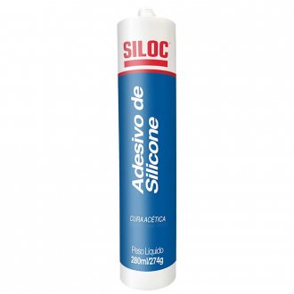 Borracha de silicone ac�tico, preto, 274 g, SILOC