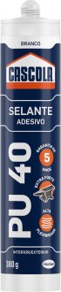 Selante de poliuretano PU 40, branco, 380 g CASCOLA
