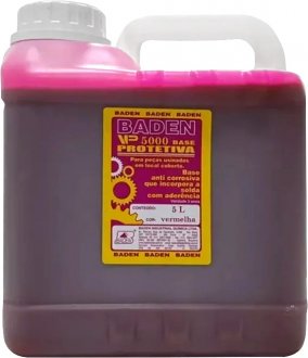 Verniz protetivo antioxidante, 5 litros, vermelho, VP-5000, BADEN