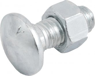 Parafuso franc�s zincado, 3/8