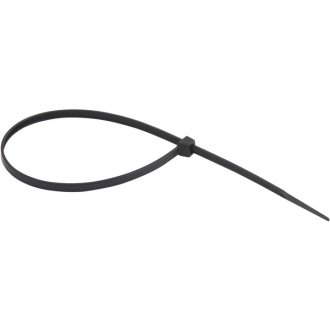 Abra�adeira de nylon, preta, 100 mm x 2,5 mm, com 100 pe�as, NOVE54