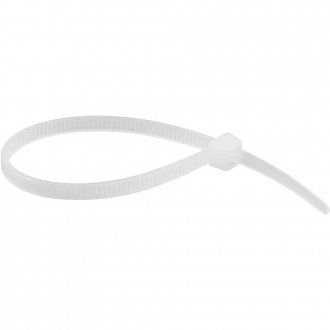 Abra�adeira de nylon, branca, 140 mm x 3,6 mm, com 1.000 pe�as, VONDER