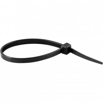 Abra�adeira de nylon, preta, 140 mm x 3,6 mm, com 1.000 pe�as, VONDER