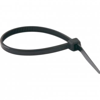Abra�adeira de nylon, preta, 140 mm x 3,6 mm, com 100 pe�as, VONDER