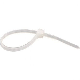Abra�adeira de nylon, branca, 140 mm x 2,5 mm, com 100 pe�as, VONDER