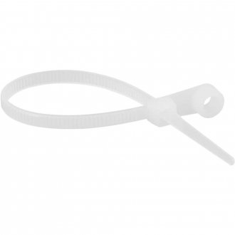 Abra�adeira de nylon para parafusos, branca, 150 mm x 3,6 mm, VONDER