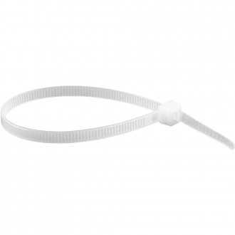 Abra�adeira de nylon, branca, 200 mm x 4,8 mm, com 100 pe�as, VONDER