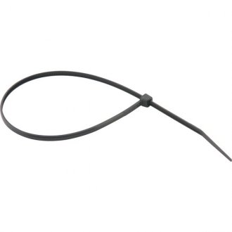 Abra�adeira de nylon, preta, 200 mm x 2,5 mm, com 100 pe�as, VONDER