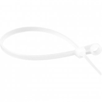 Abra�adeira de nylon para parafusos, branca, 220 mm x 4,3 mm, VONDER
