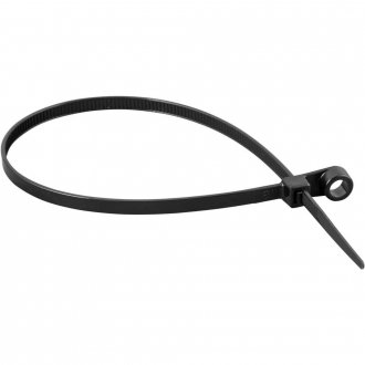 Abra�adeira de nylon para parafusos, preta, 300 mm x 4,8 mm, VONDER