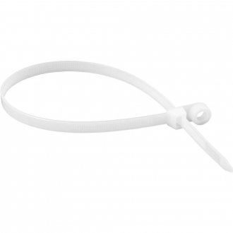 Abra�adeira de nylon para parafusos, branca, 380 mm x 7,6 mm, VONDER