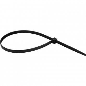 Abra�adeira de nylon, preta, 400 mm x 7,2 mm, com 100 pe�as, VONDER