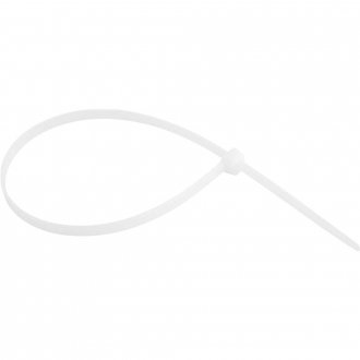 Abra�adeira de nylon, branca, 400 mm x 7,2 mm, com 100 pe�as, VONDER