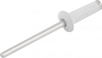 Rebite de repuxo 4,0 mm x 16,0 mm, branco, pacote com 50 pe�as NOVE54
