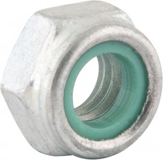 Porca autotravante sextavada, 8 mm, MA, baixa, zincada, VONDER